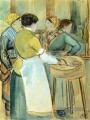 marché à pontoise Camille Pissarro
